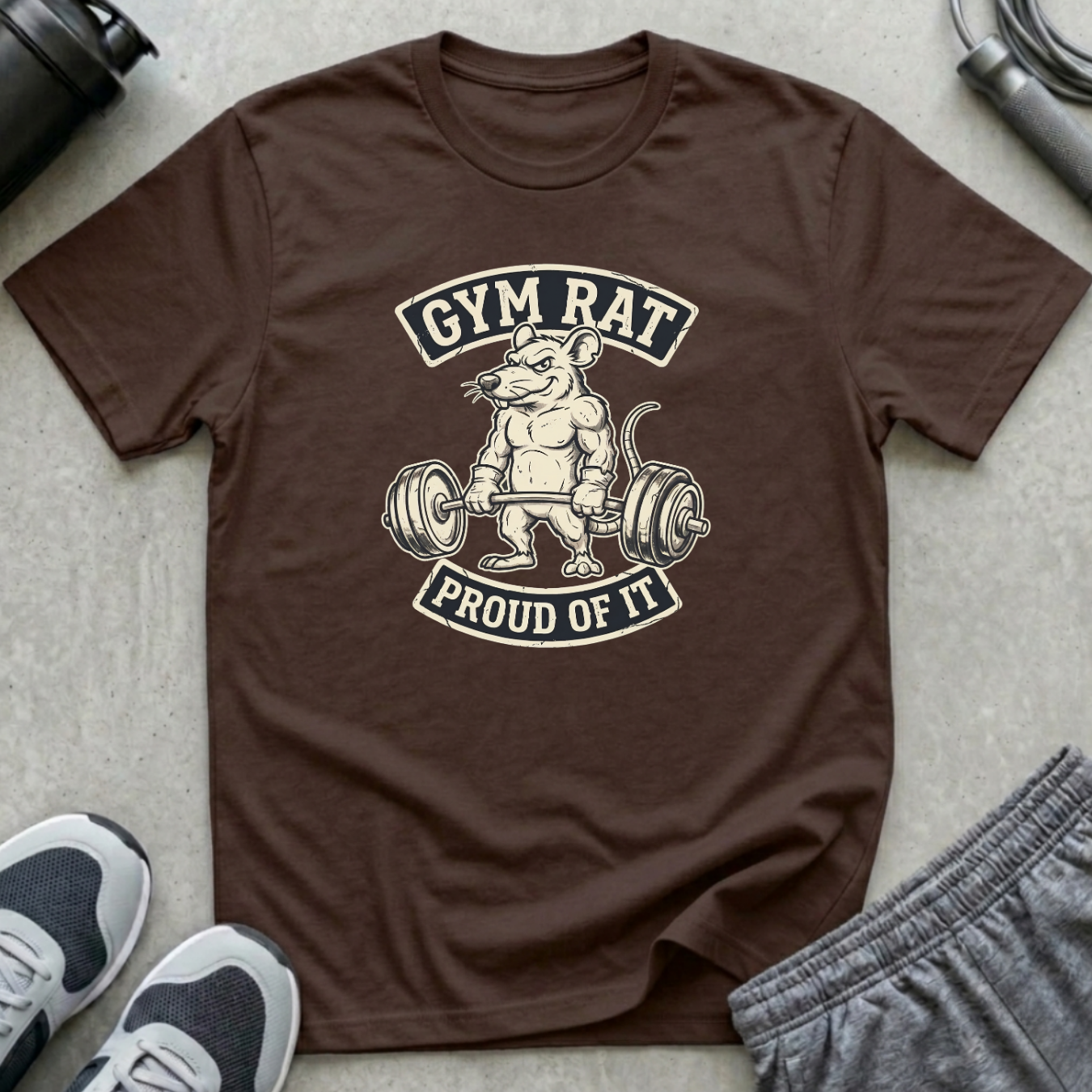 Gym Rat. Proud of It. T-Shirt