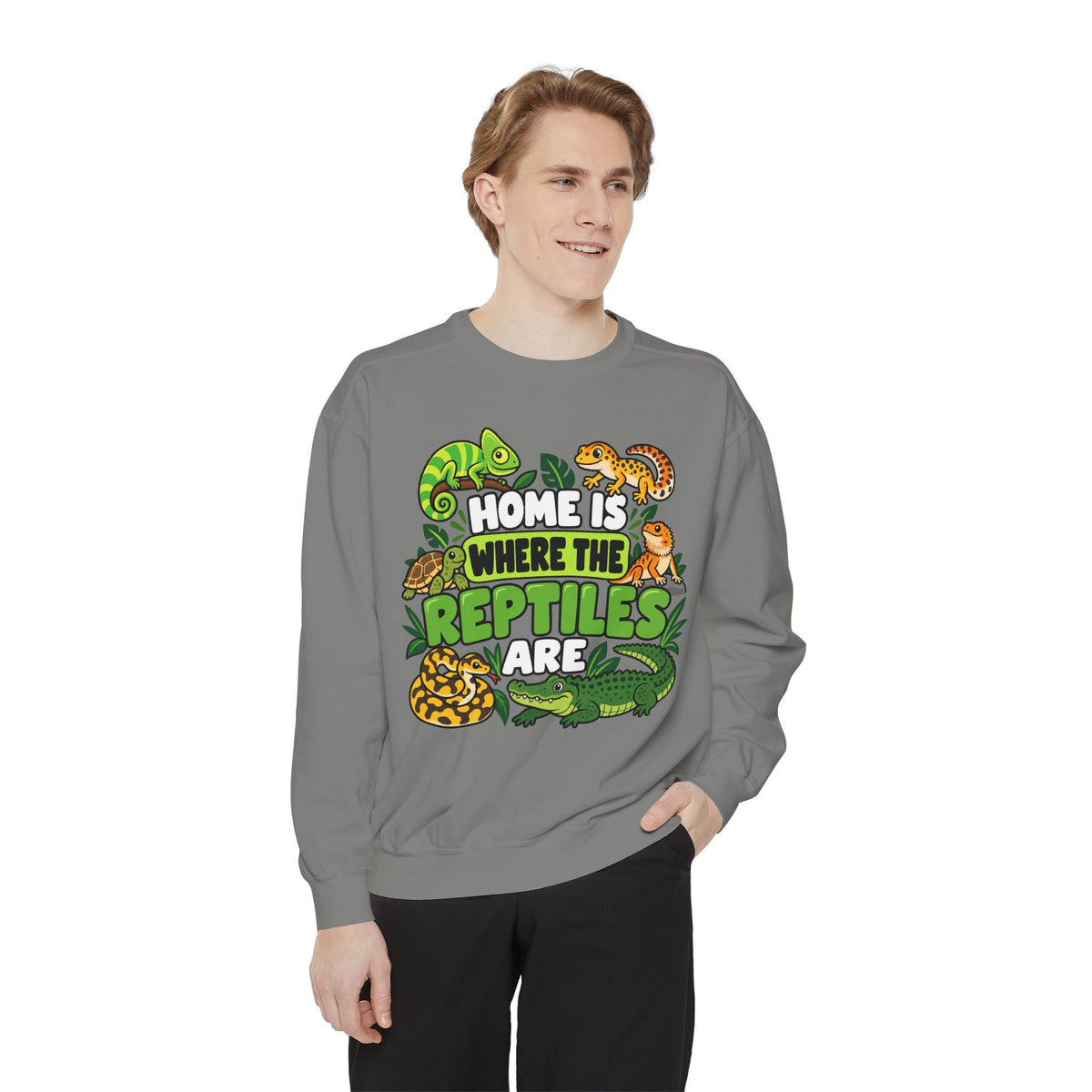 Home Is Where the Reptiles Sweatshirt