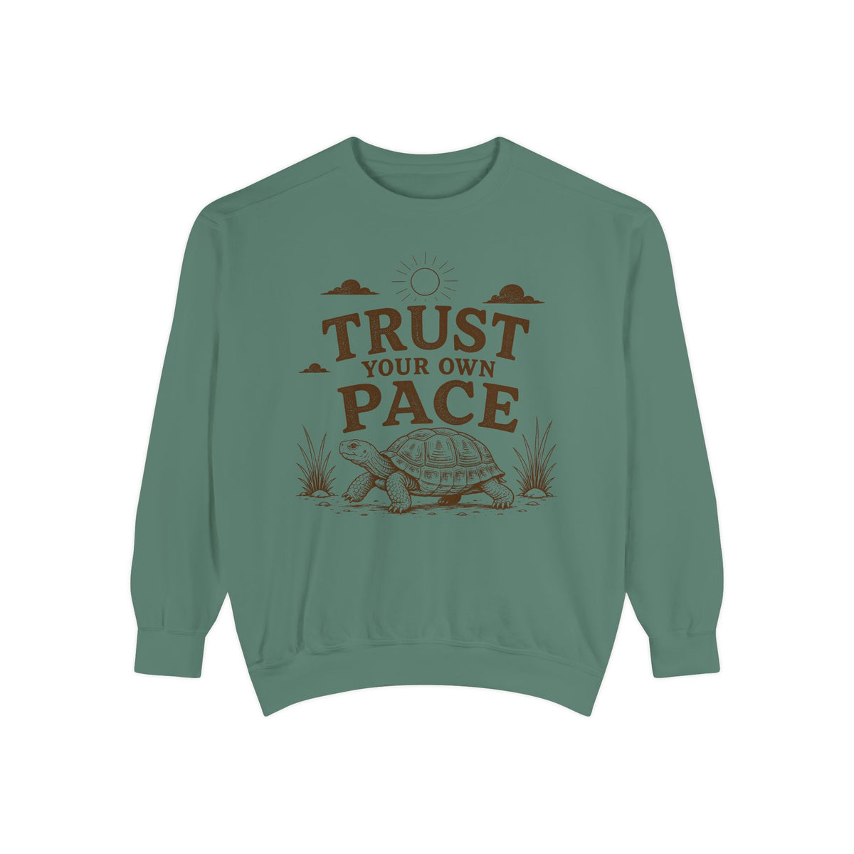 Trust Your Own Pace Turtle Sweatshirt