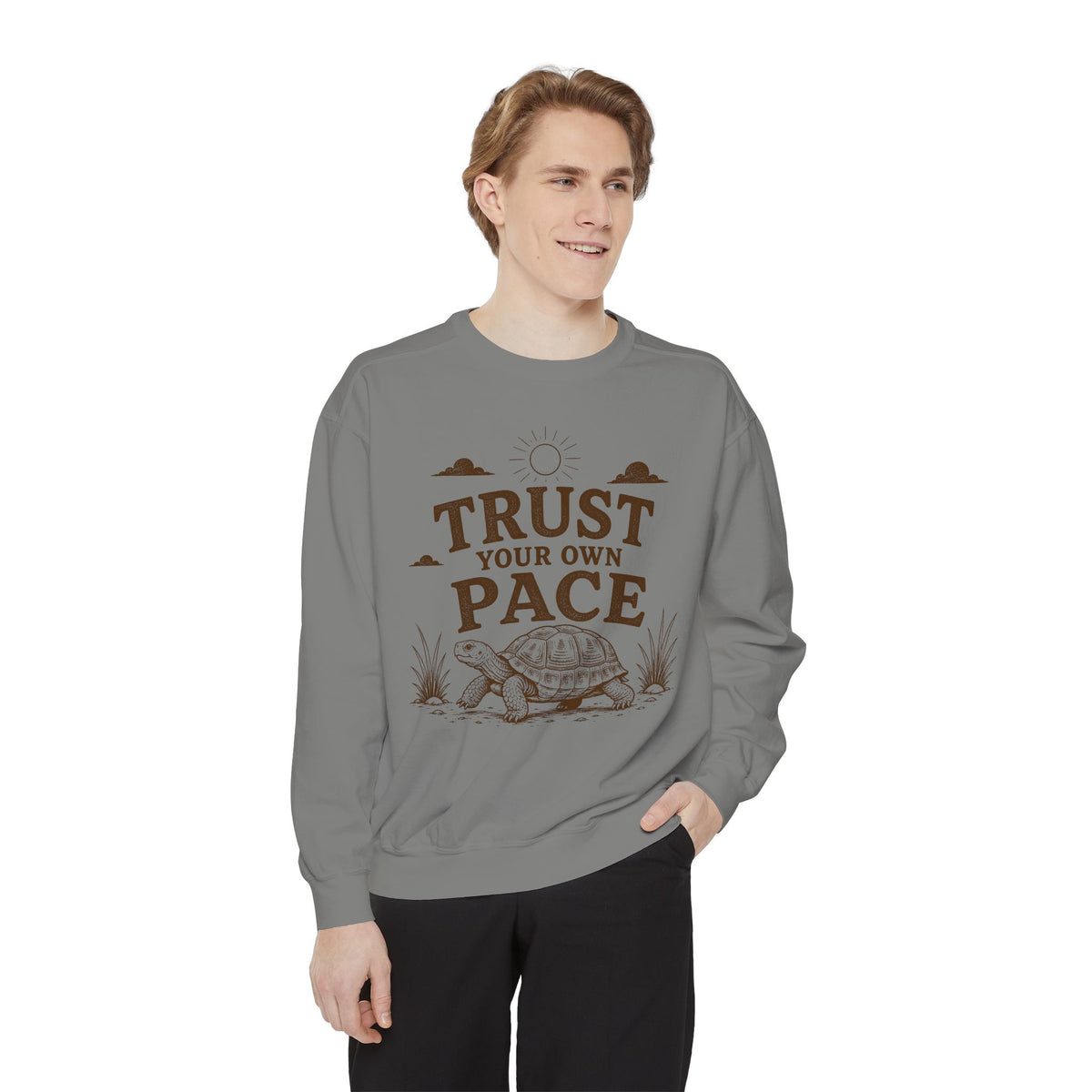 Trust Your Own Pace Turtle Sweatshirt