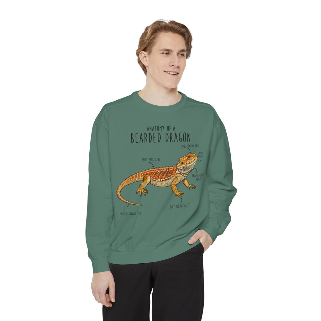 Anatomy of a Bearded Dragon Sweatshirt