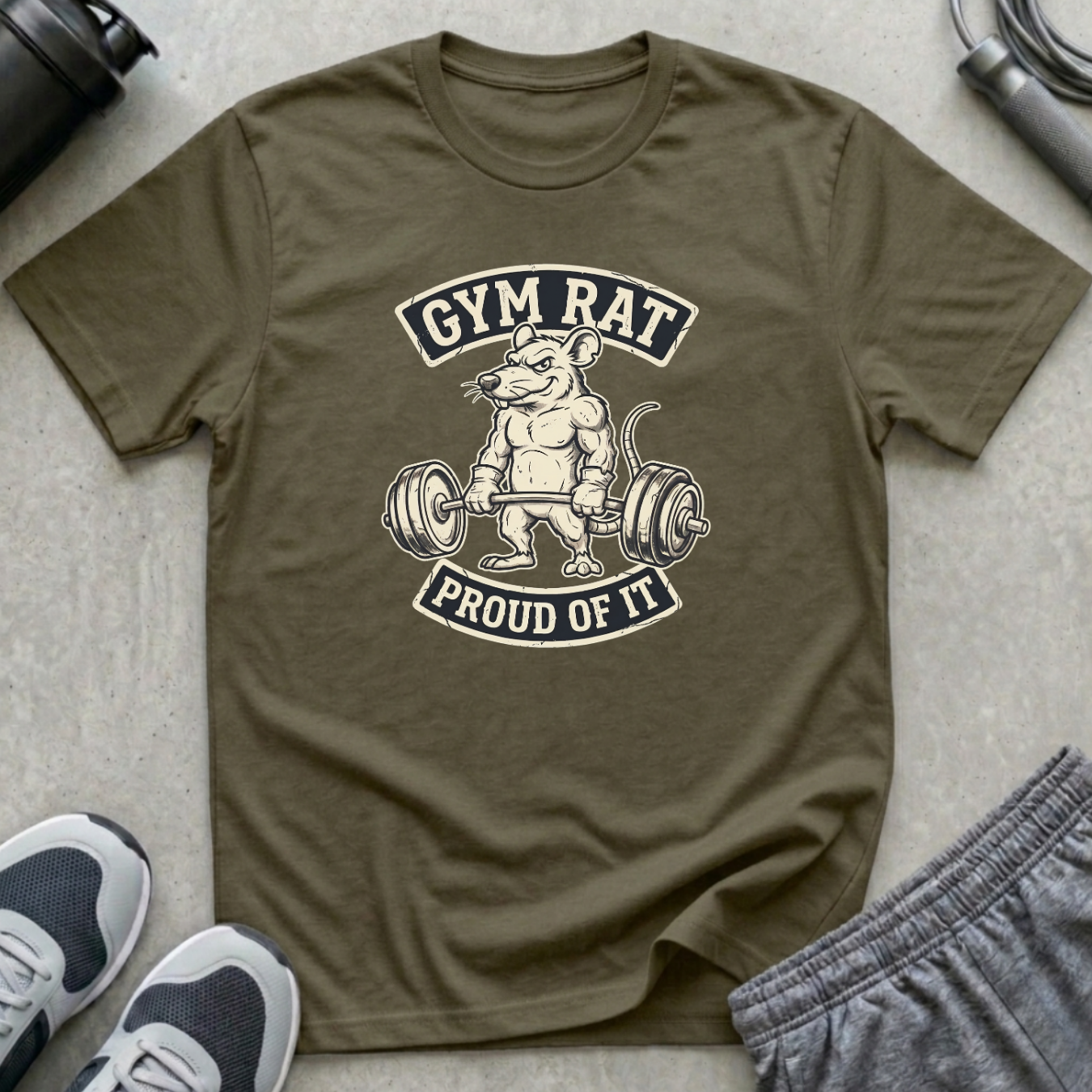 Gym Rat. Proud of It. T-Shirt