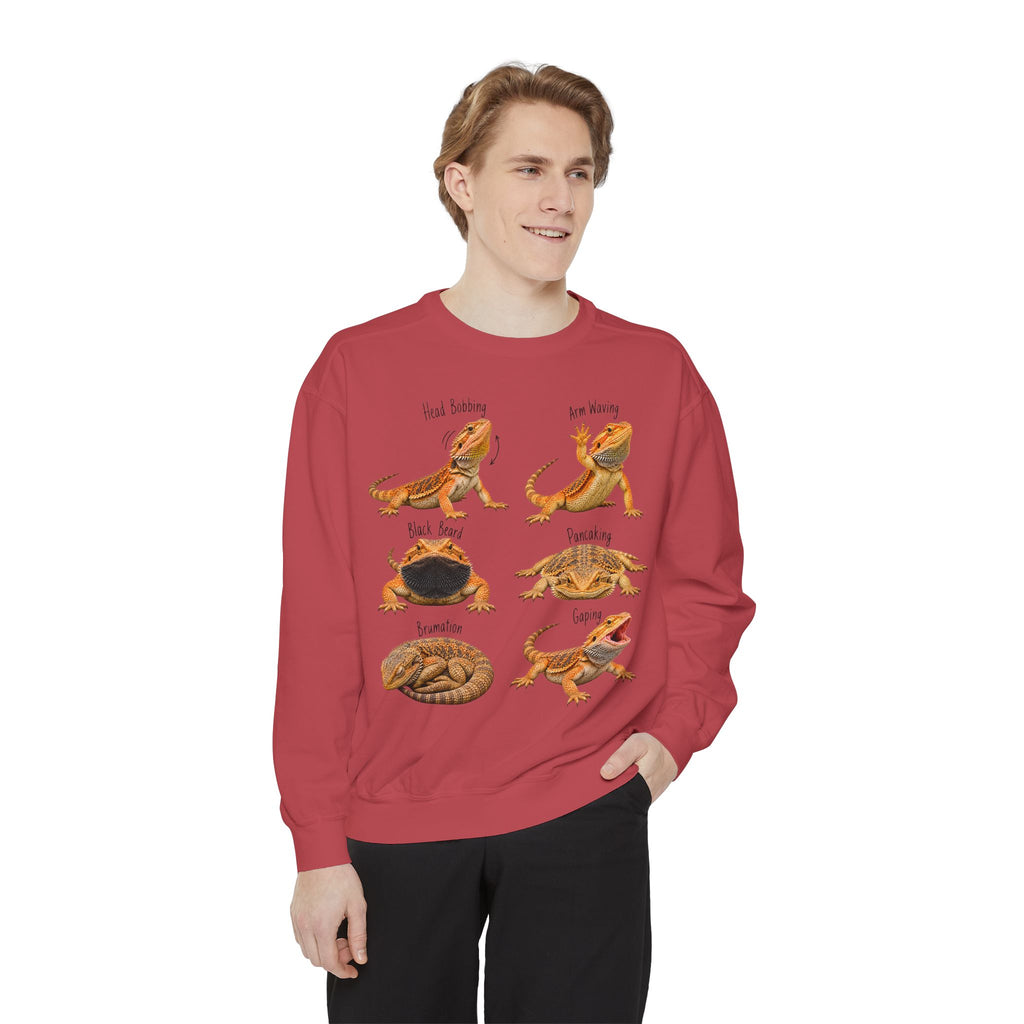 Bearded Dragon Behavior Guide Sweatshirt