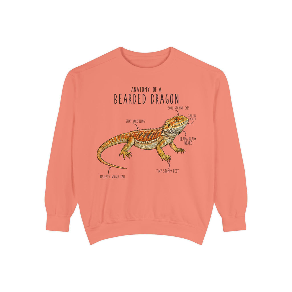 Anatomy of a Bearded Dragon Sweatshirt