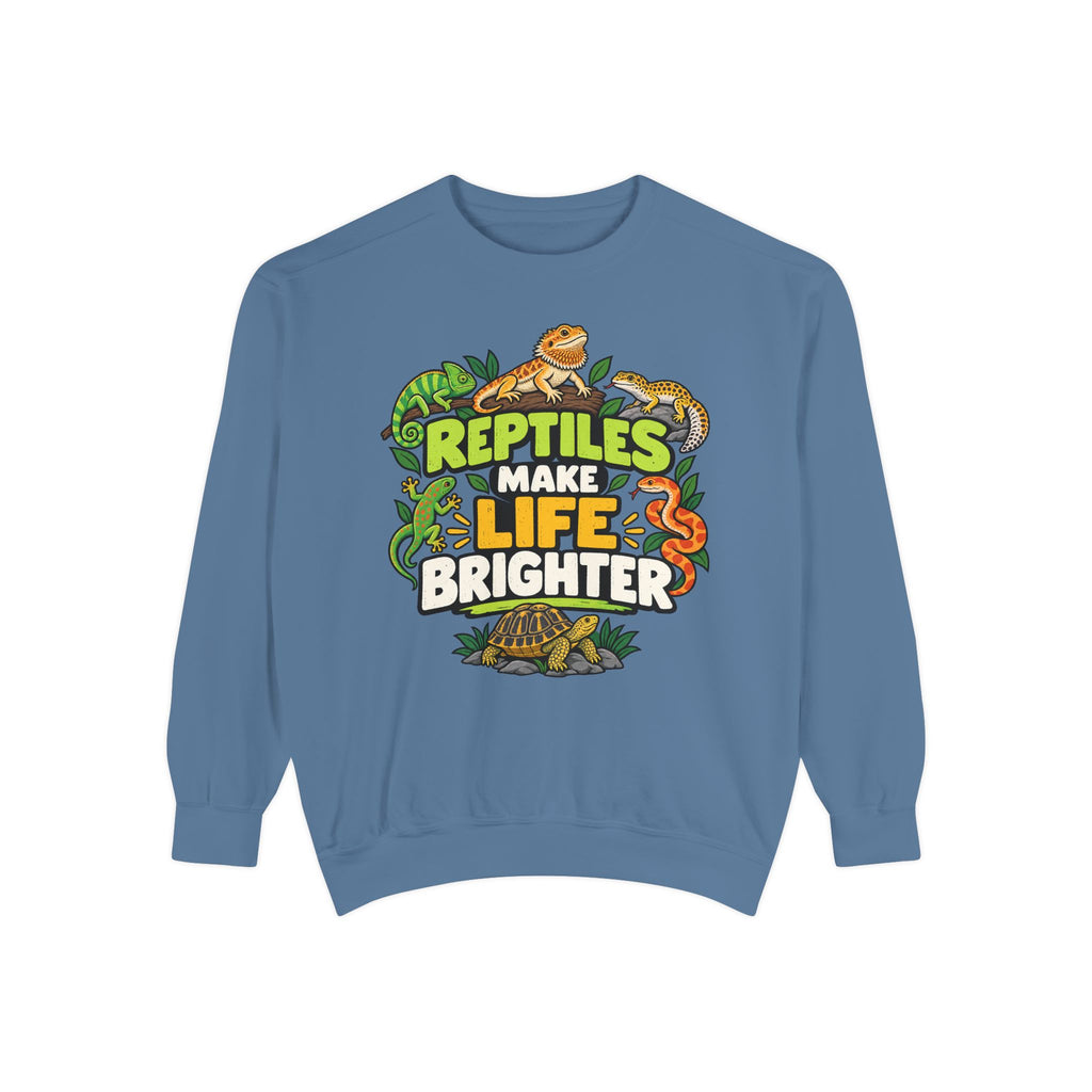 Reptiles Make Life Brighter Sweatshirt