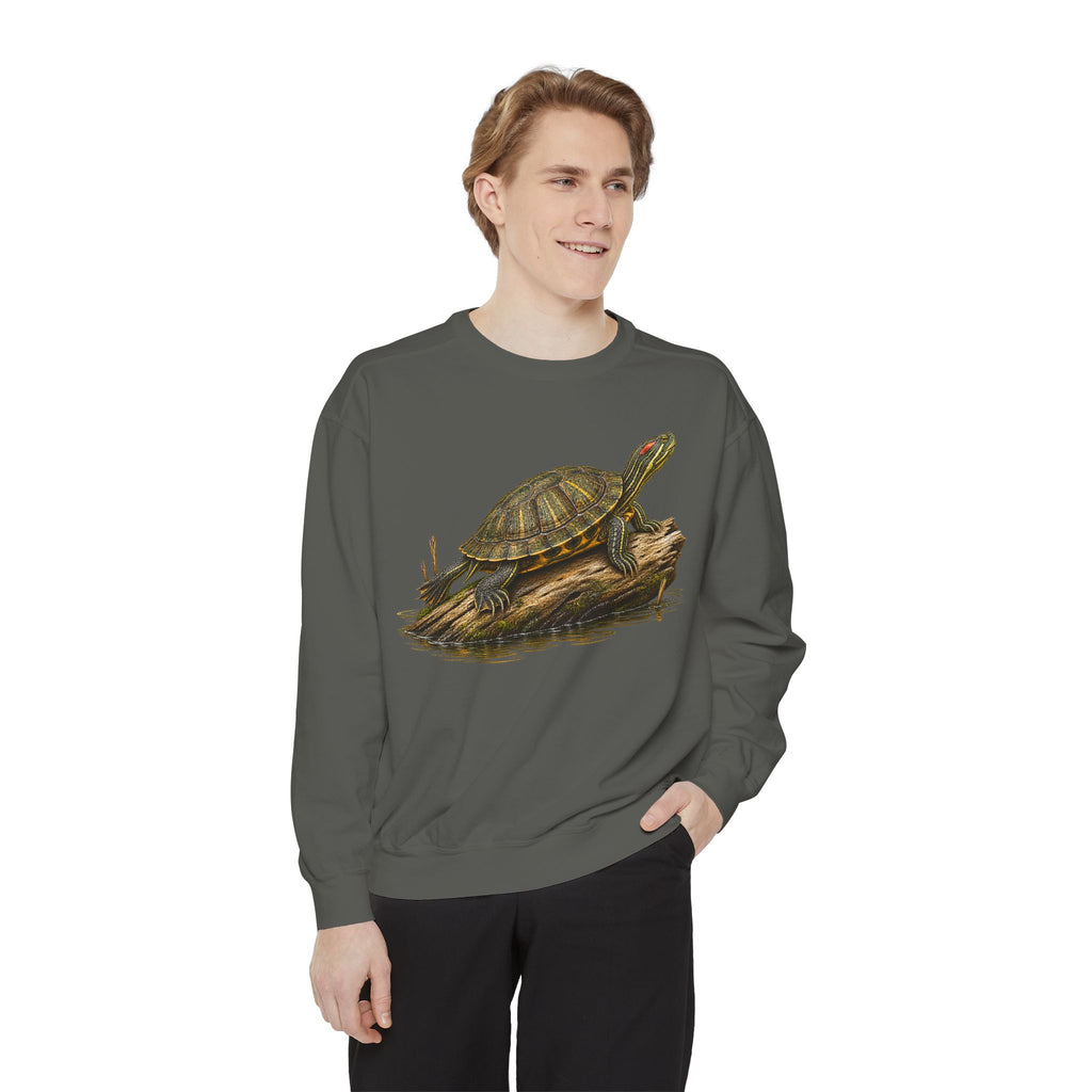 Realism Red Eared Slider Turtle Sweatshirt