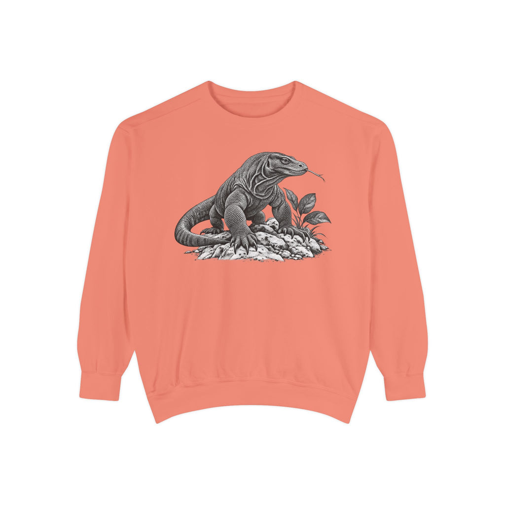 Vintage Komodo Dragon Art Sweatshirt