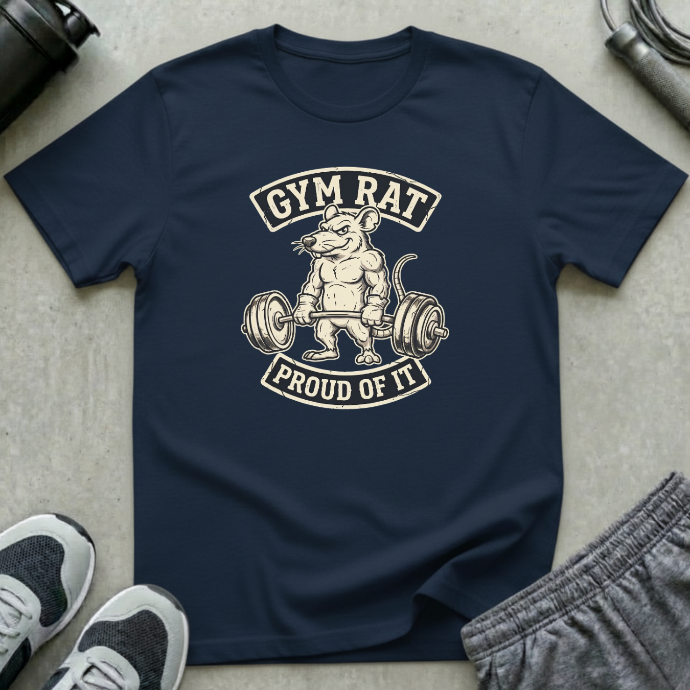 Gym Rat. Proud of It. T-Shirt