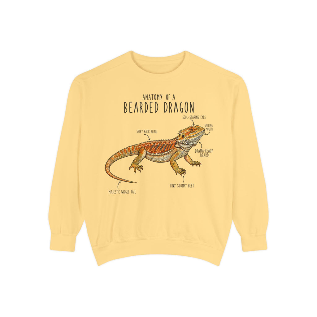 Anatomy of a Bearded Dragon Sweatshirt