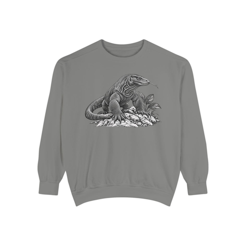 Vintage Komodo Dragon Art Sweatshirt