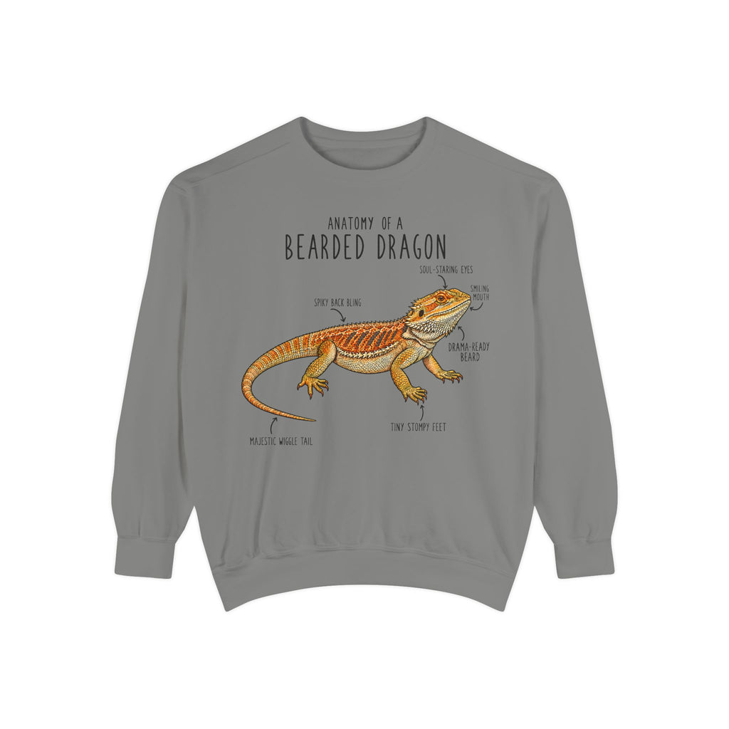 Anatomy of a Bearded Dragon Sweatshirt