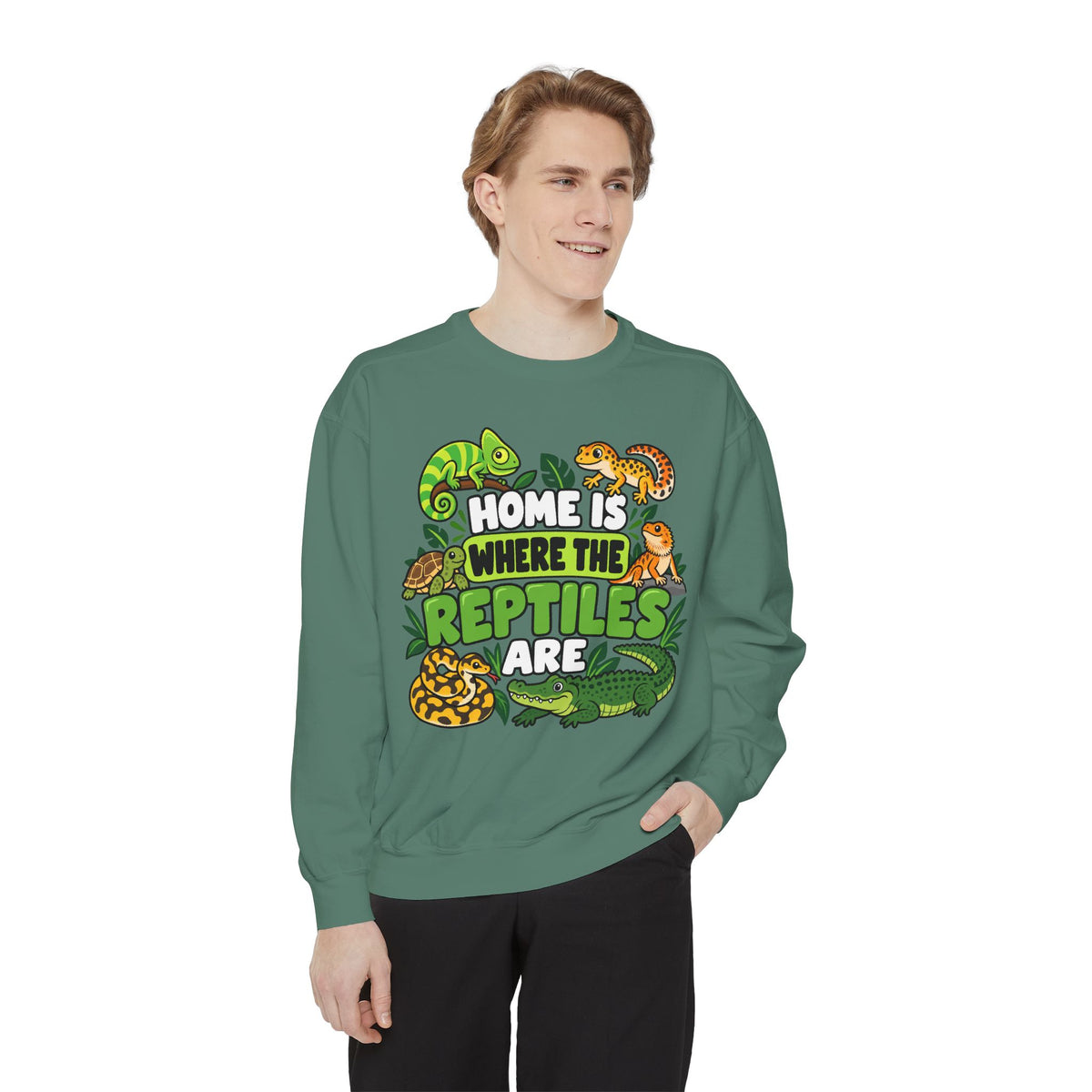 Home Is Where the Reptiles Sweatshirt