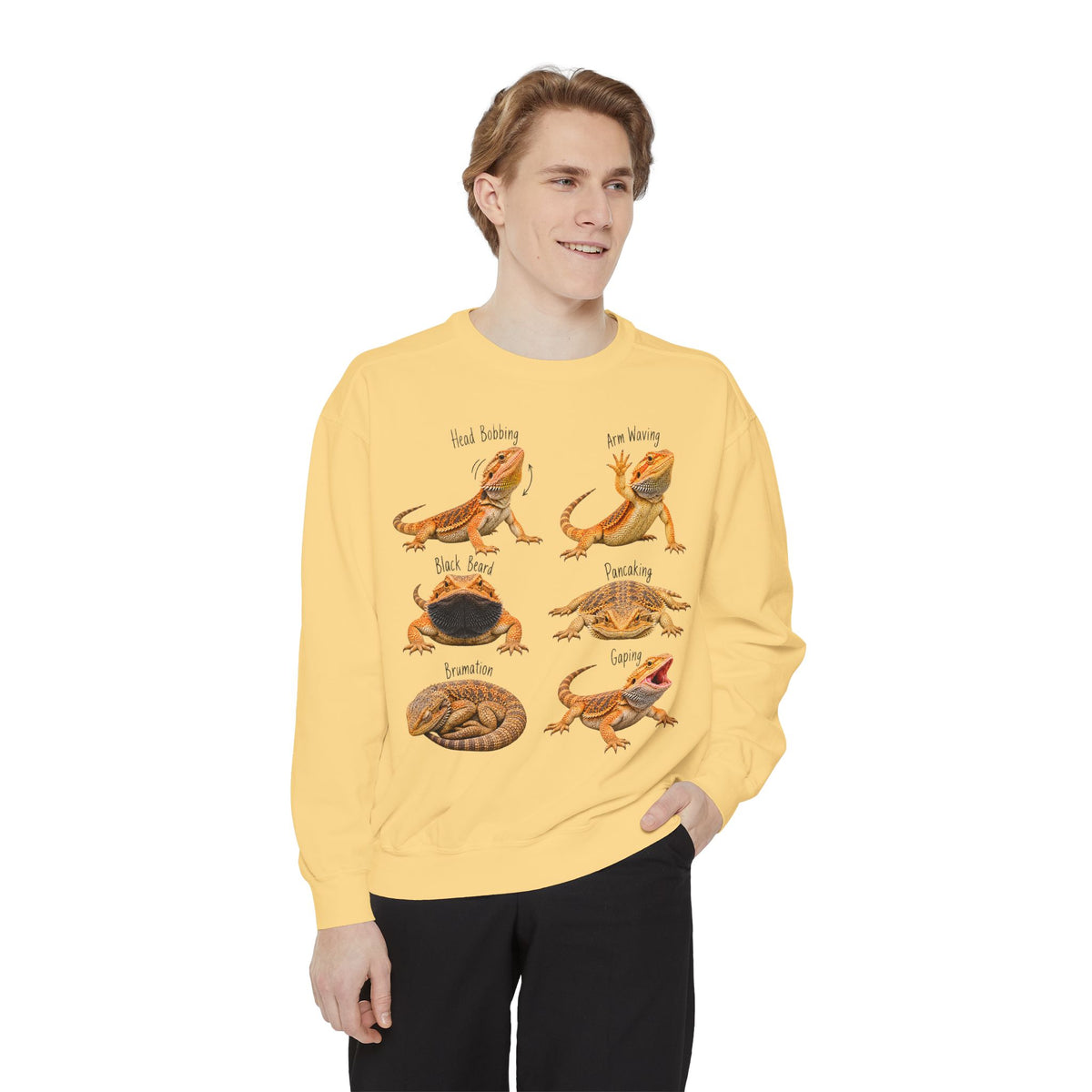 Bearded Dragon Behavior Guide Sweatshirt