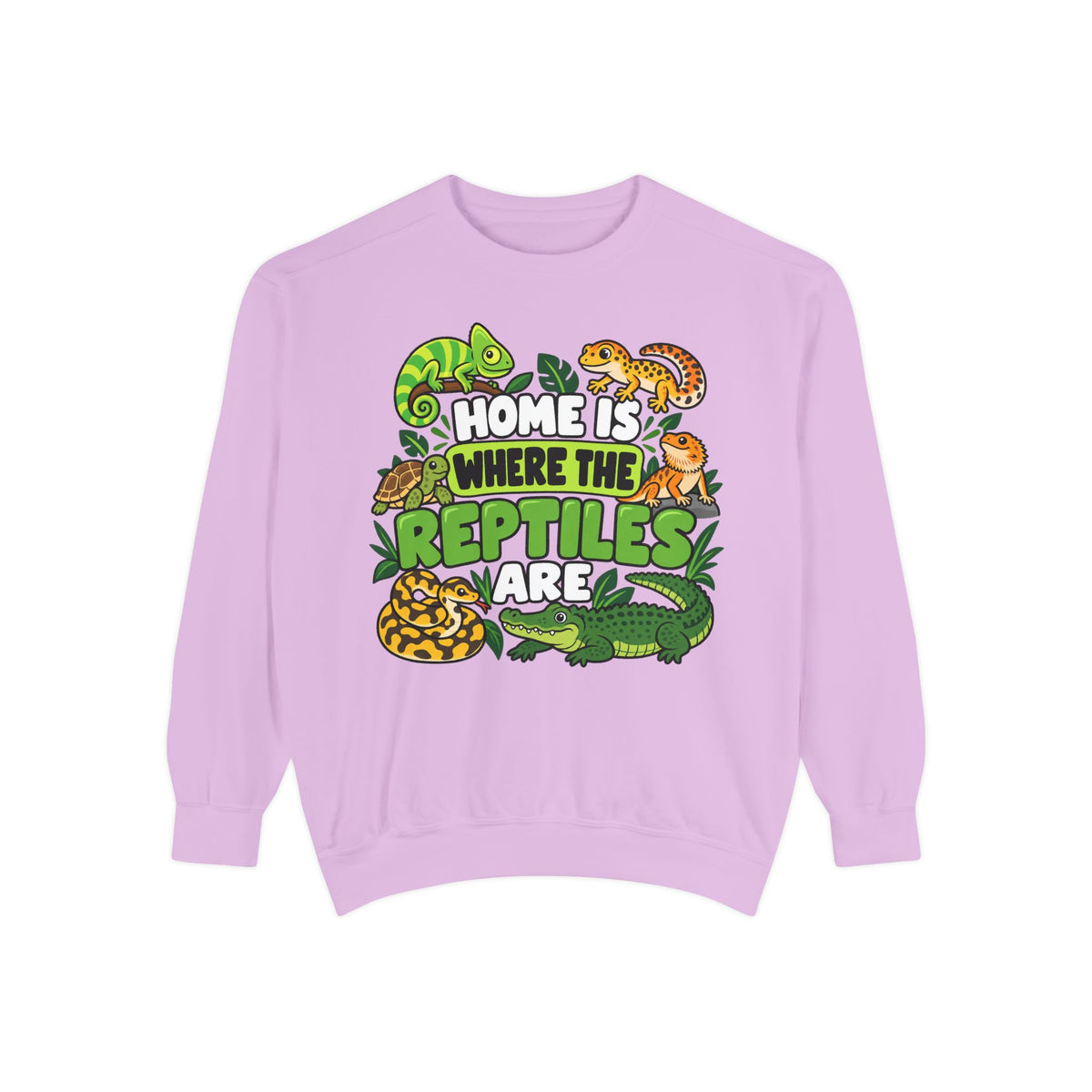 Home Is Where the Reptiles Sweatshirt