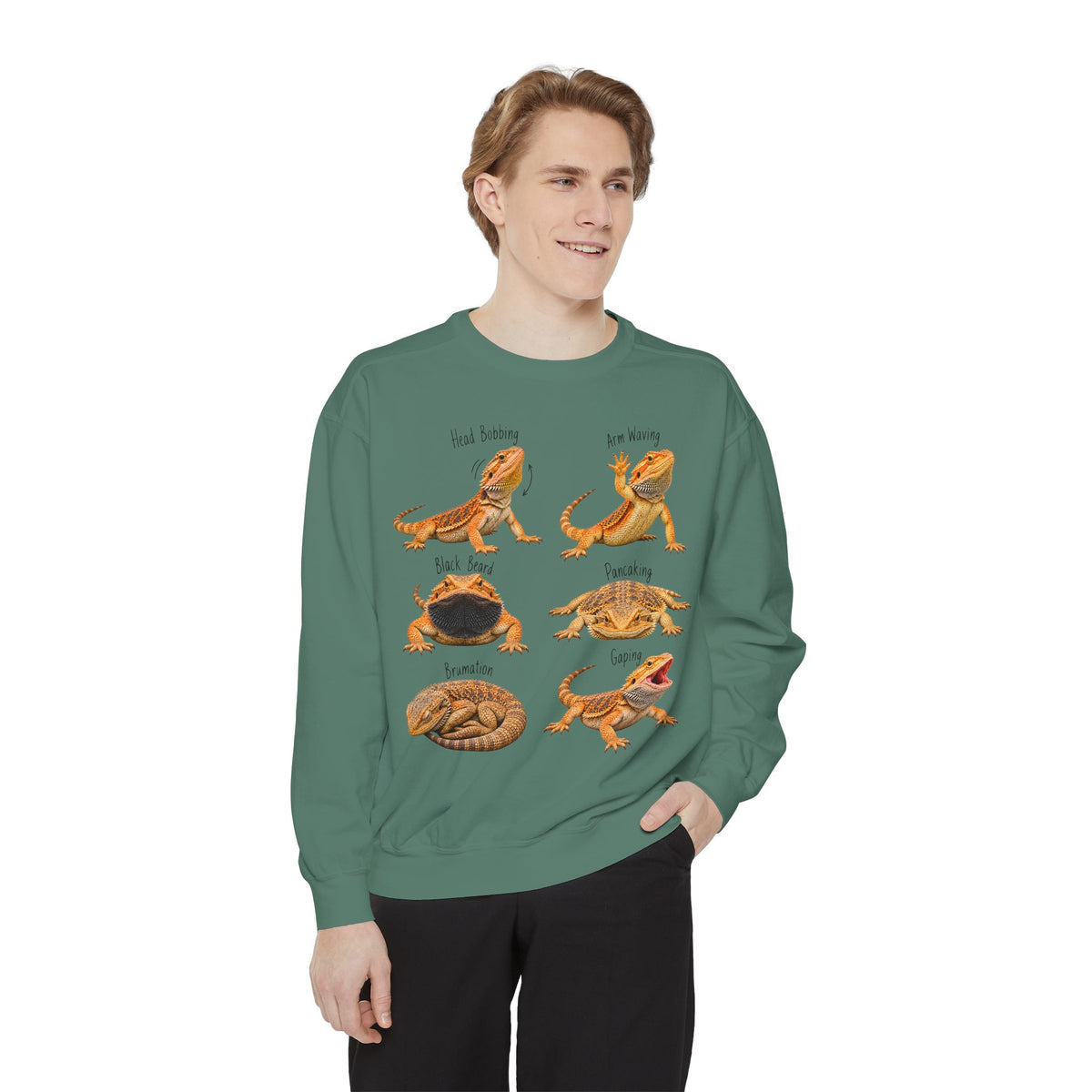 Bearded Dragon Behavior Guide Sweatshirt