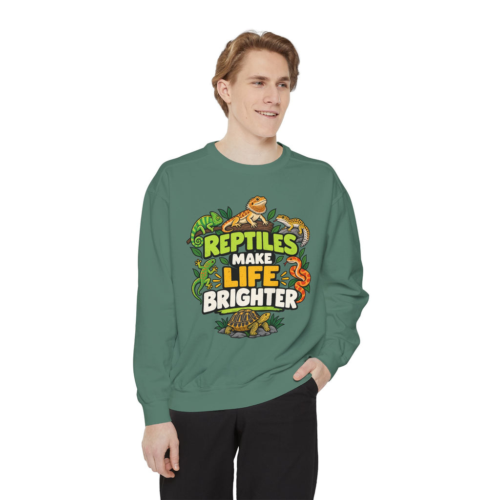 Reptiles Make Life Brighter Sweatshirt