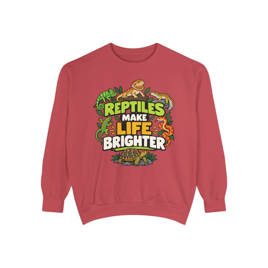 Reptiles Make Life Brighter Sweatshirt