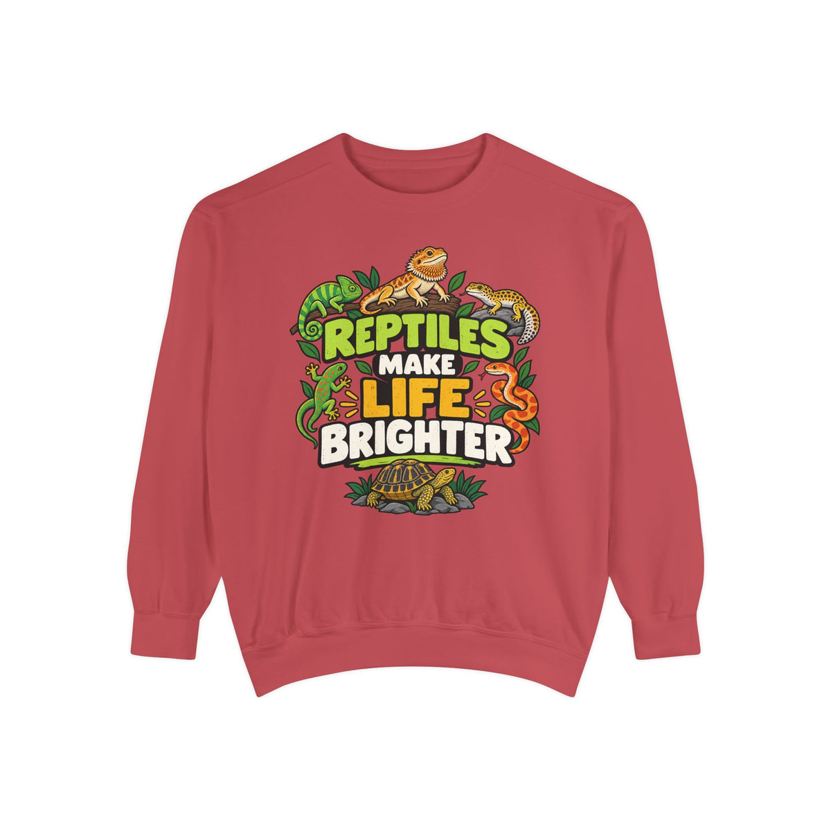 Reptiles Make Life Brighter Sweatshirt