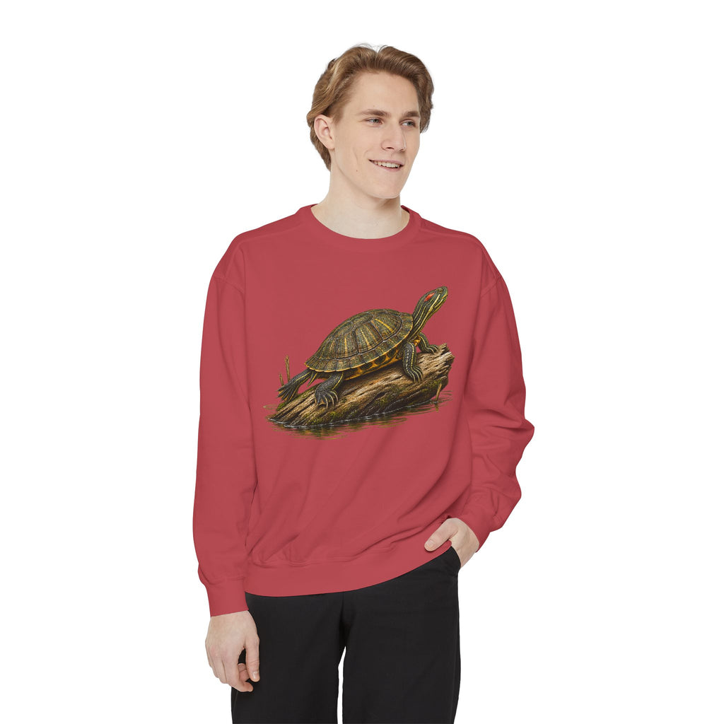 Realism Red Eared Slider Turtle Sweatshirt