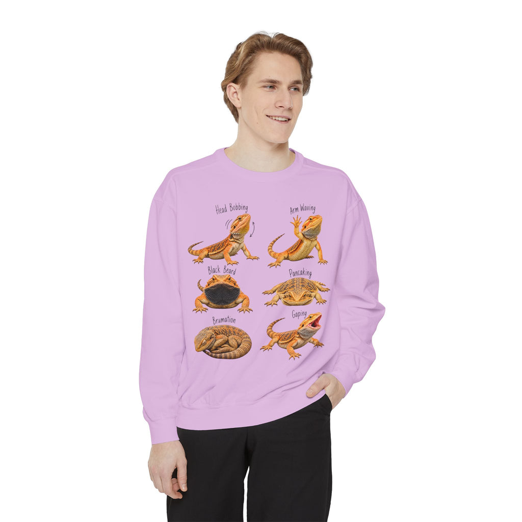 Bearded Dragon Behavior Guide Sweatshirt