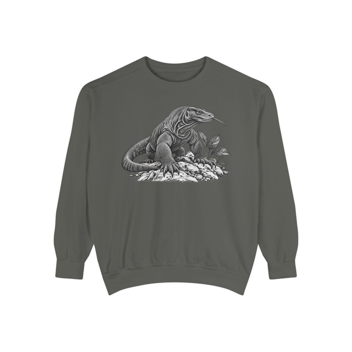 Vintage Komodo Dragon Art Sweatshirt