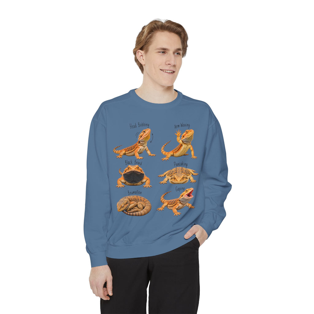 Bearded Dragon Behavior Guide Sweatshirt