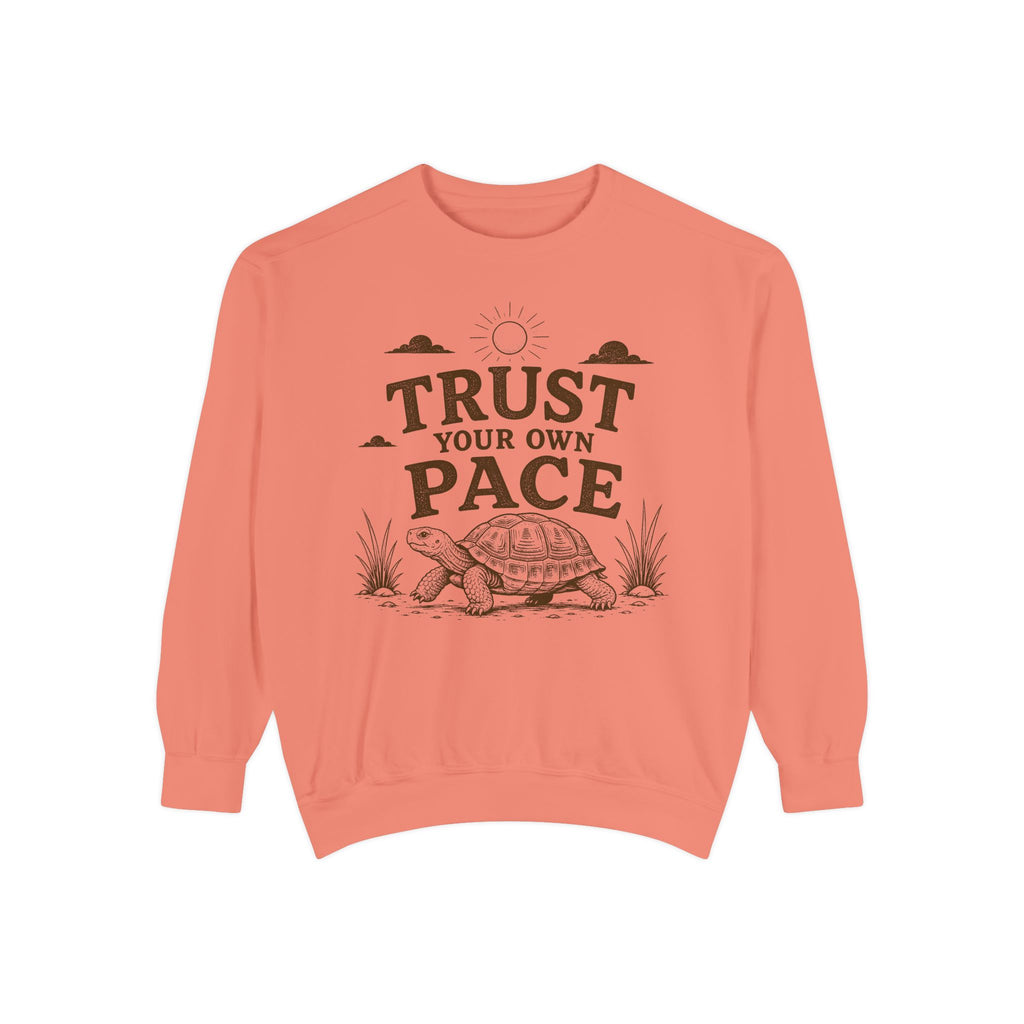 Trust Your Own Pace Turtle Sweatshirt