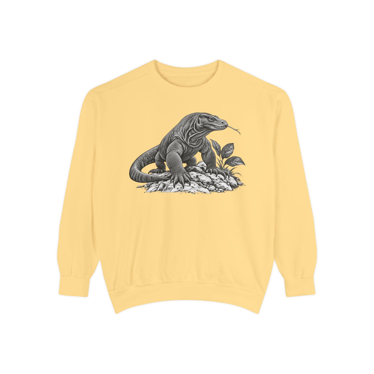 Vintage Komodo Dragon Art Sweatshirt
