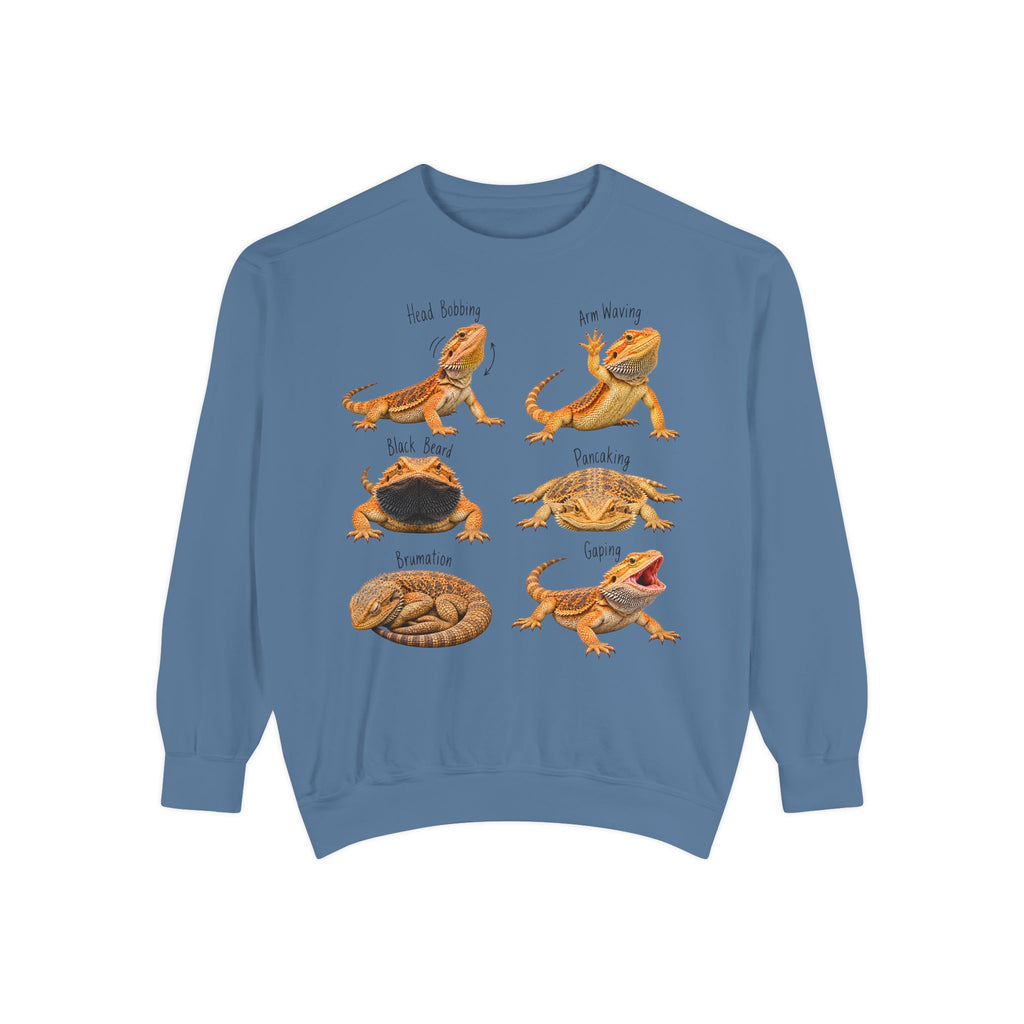 Bearded Dragon Behavior Guide Sweatshirt