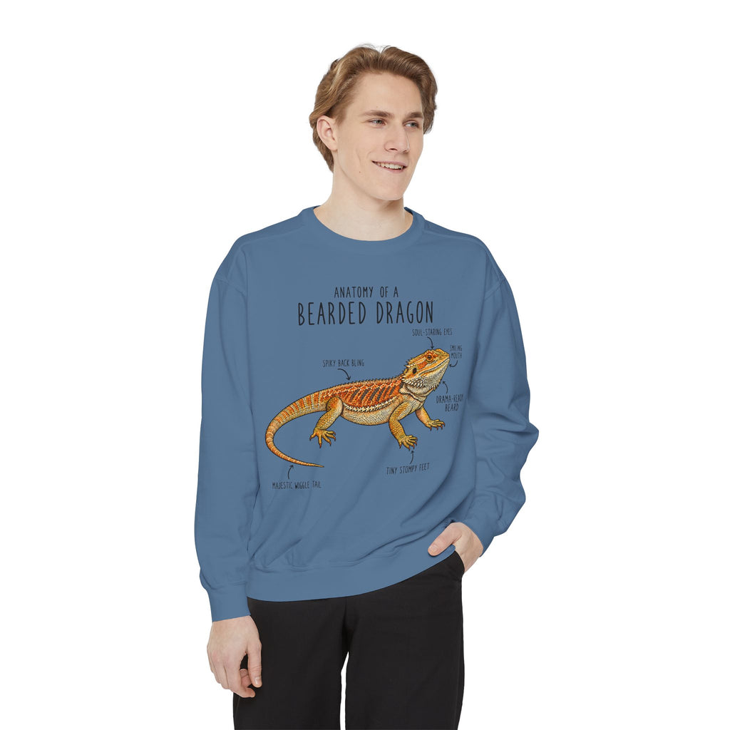 Anatomy of a Bearded Dragon Sweatshirt