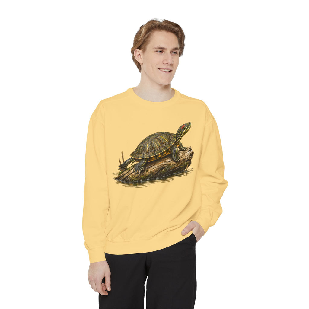 Realism Red Eared Slider Turtle Sweatshirt
