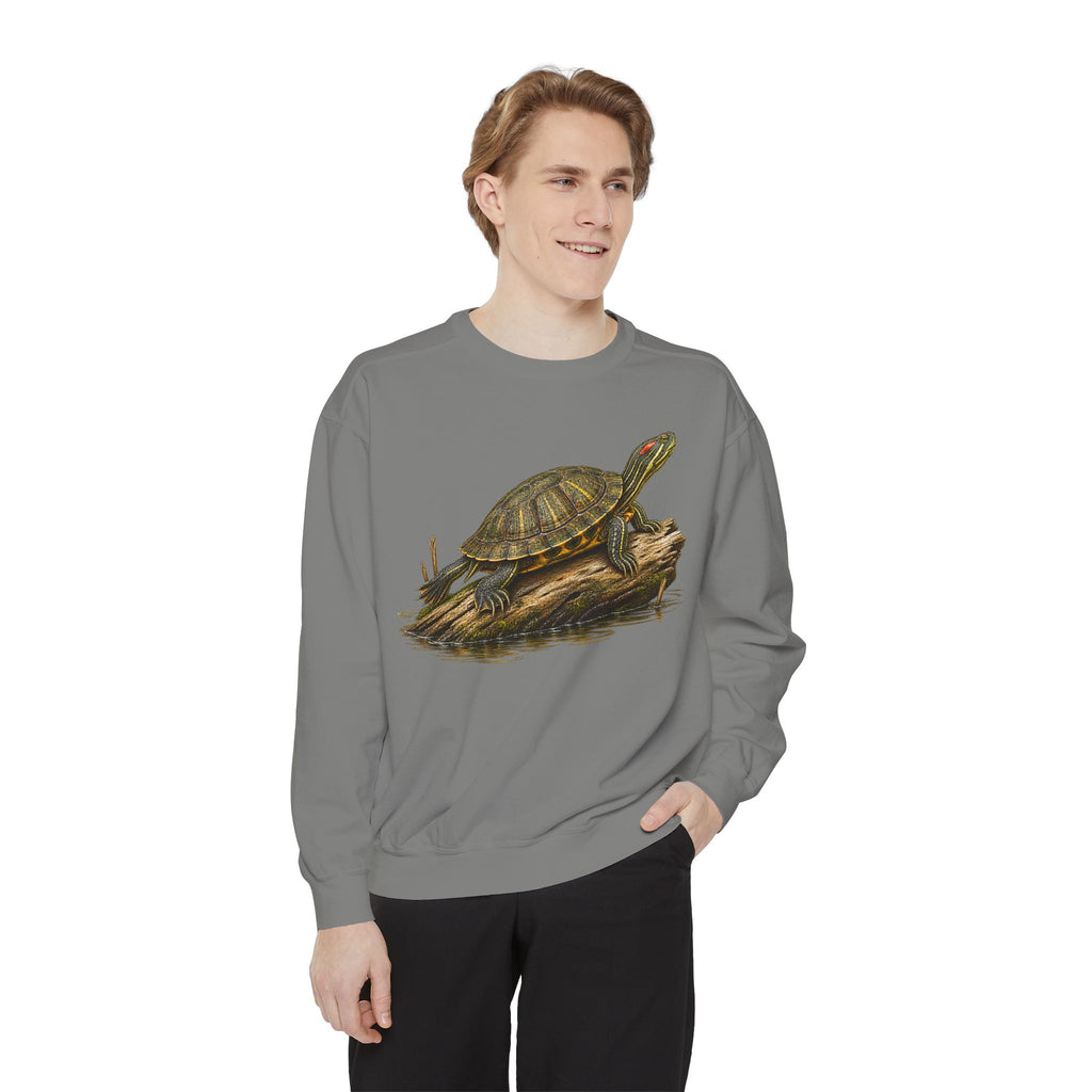 Realism Red Eared Slider Turtle Sweatshirt