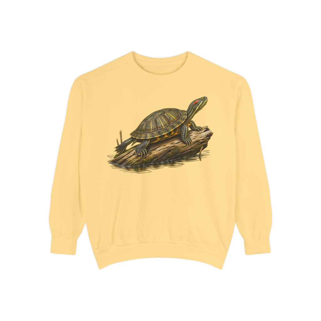 Realism Red Eared Slider Turtle Sweatshirt