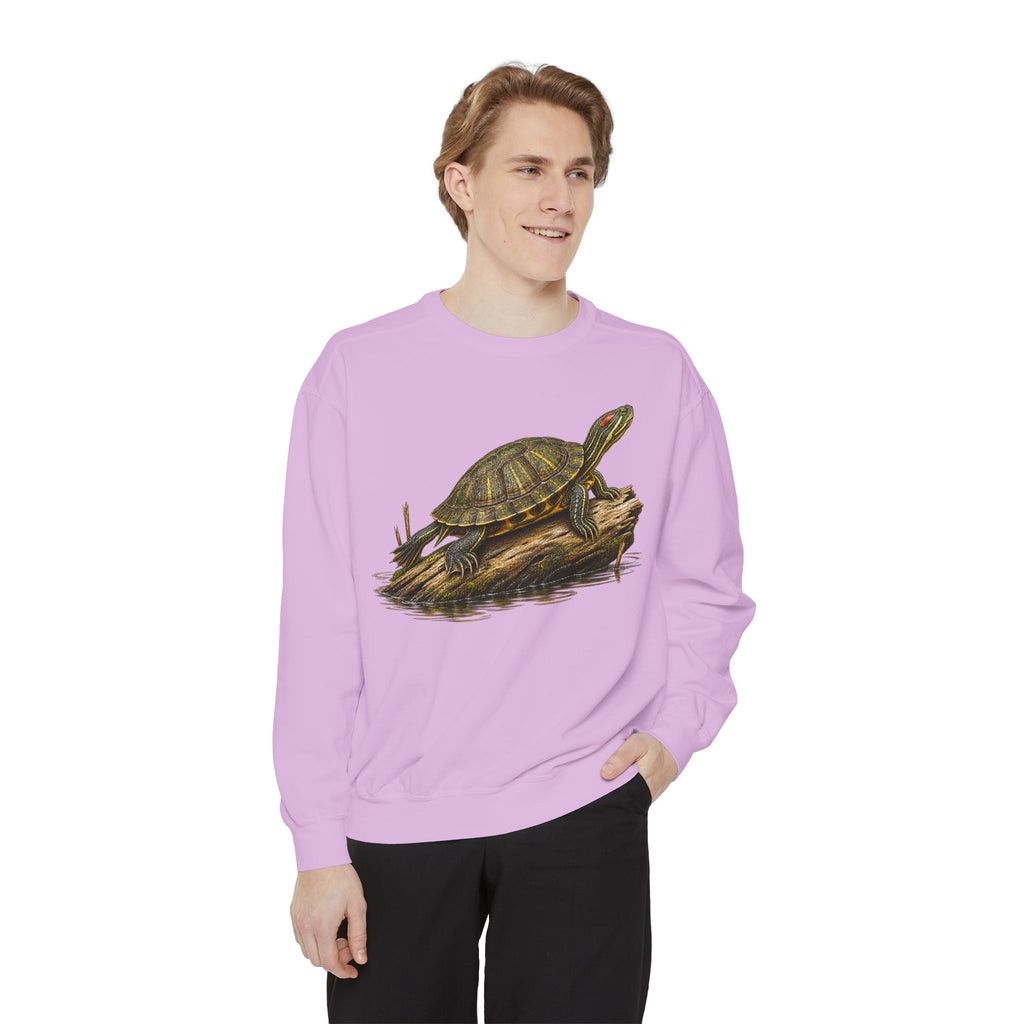 Realism Red Eared Slider Turtle Sweatshirt