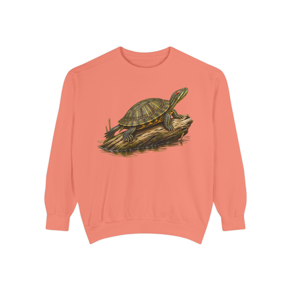 Realism Red Eared Slider Turtle Sweatshirt
