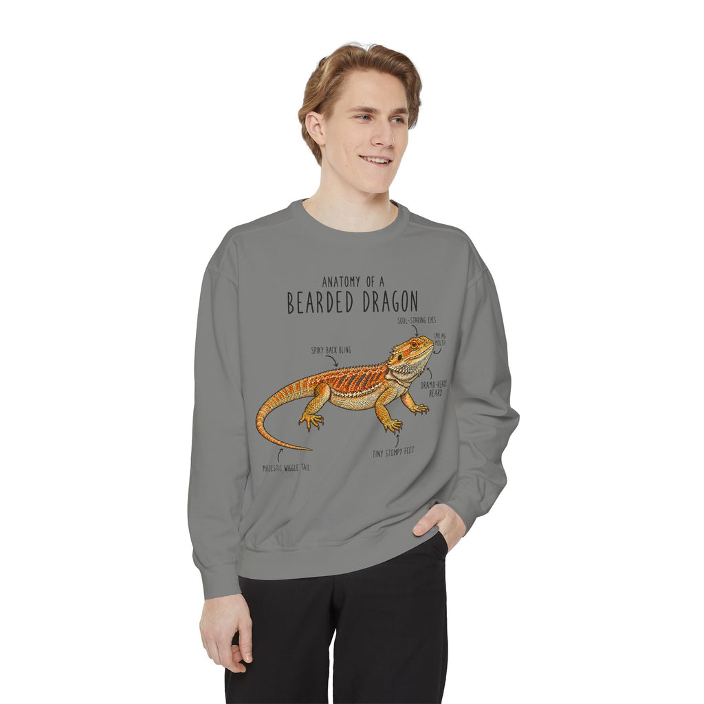 Anatomy of a Bearded Dragon Sweatshirt