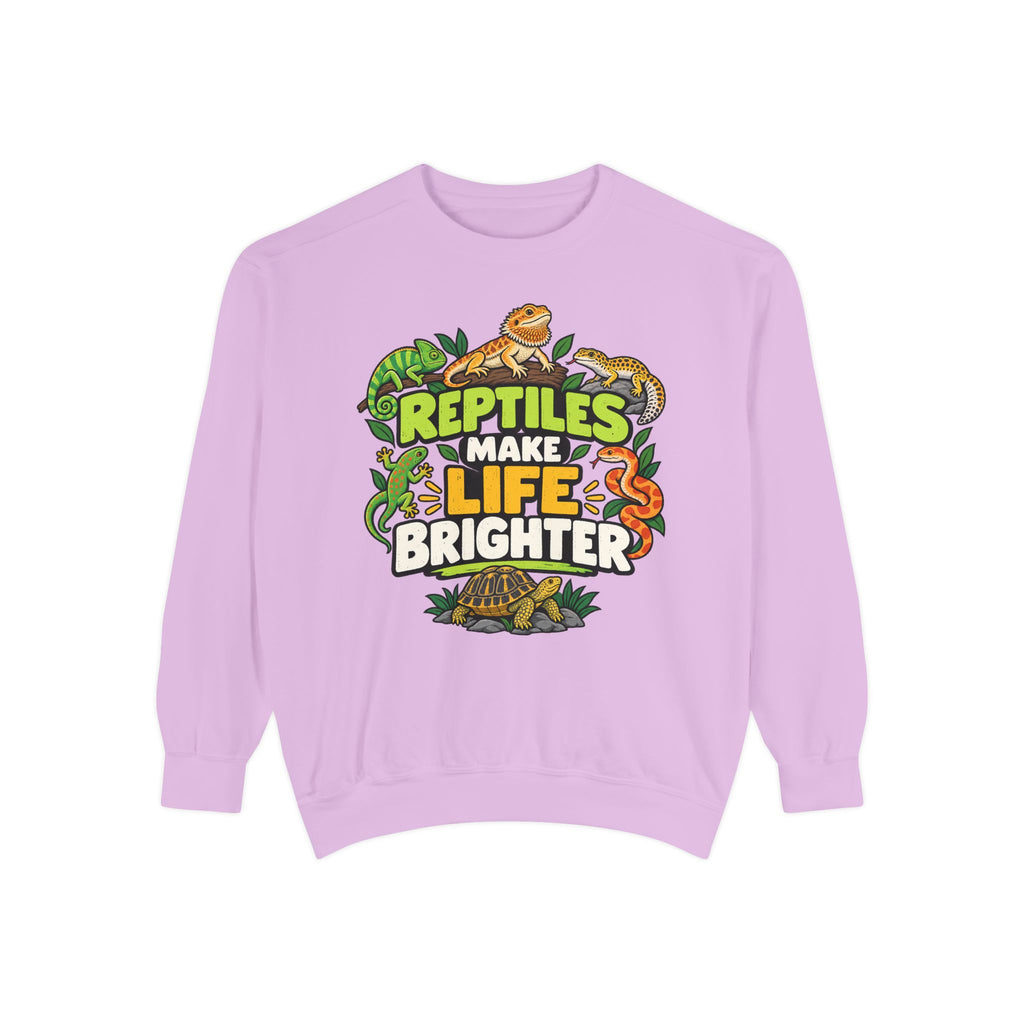 Reptiles Make Life Brighter Sweatshirt