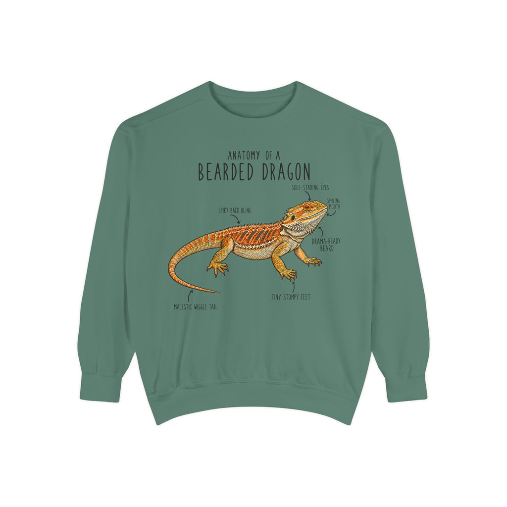 Anatomy of a Bearded Dragon Sweatshirt