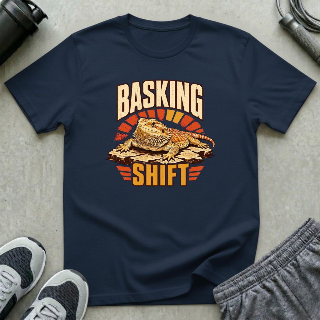 Basking Shift Bearded Dragon - Navy