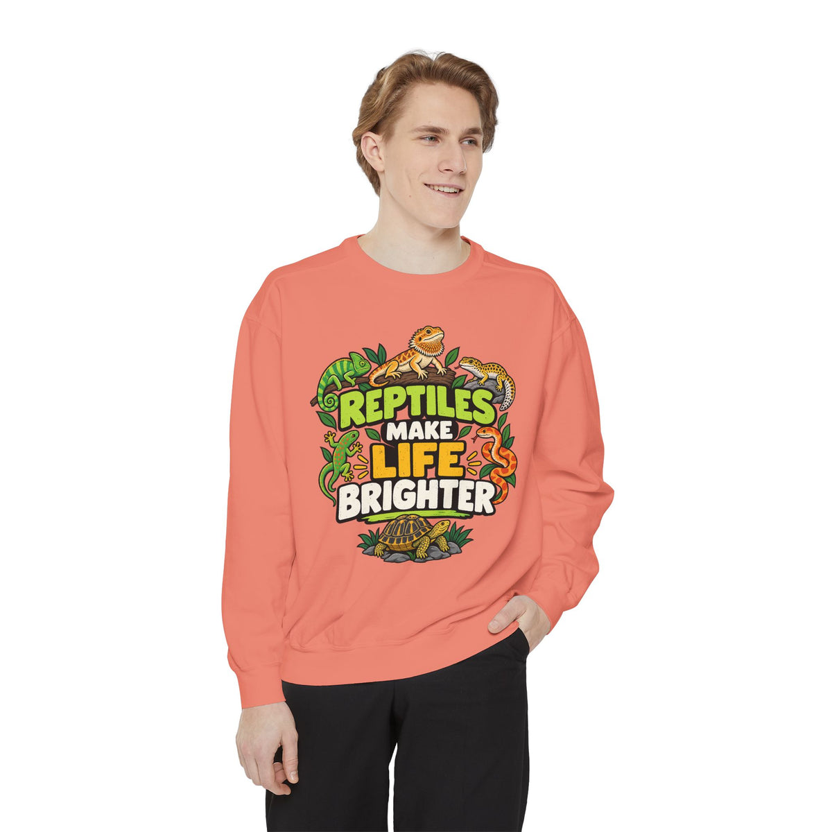 Reptiles Make Life Brighter Sweatshirt