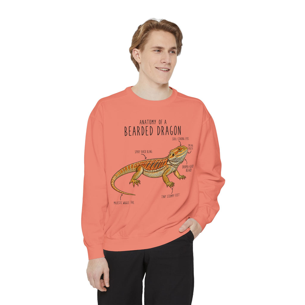 Anatomy of a Bearded Dragon Sweatshirt