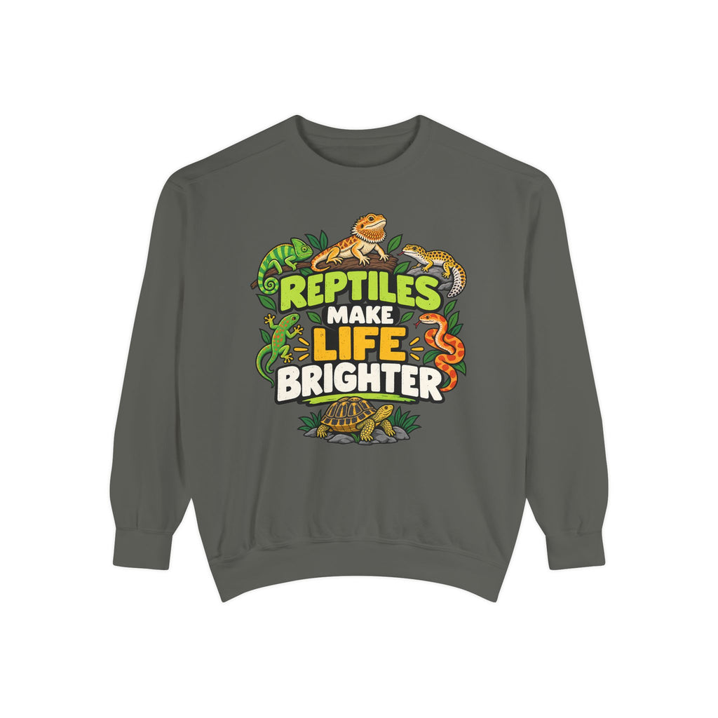 Reptiles Make Life Brighter Sweatshirt