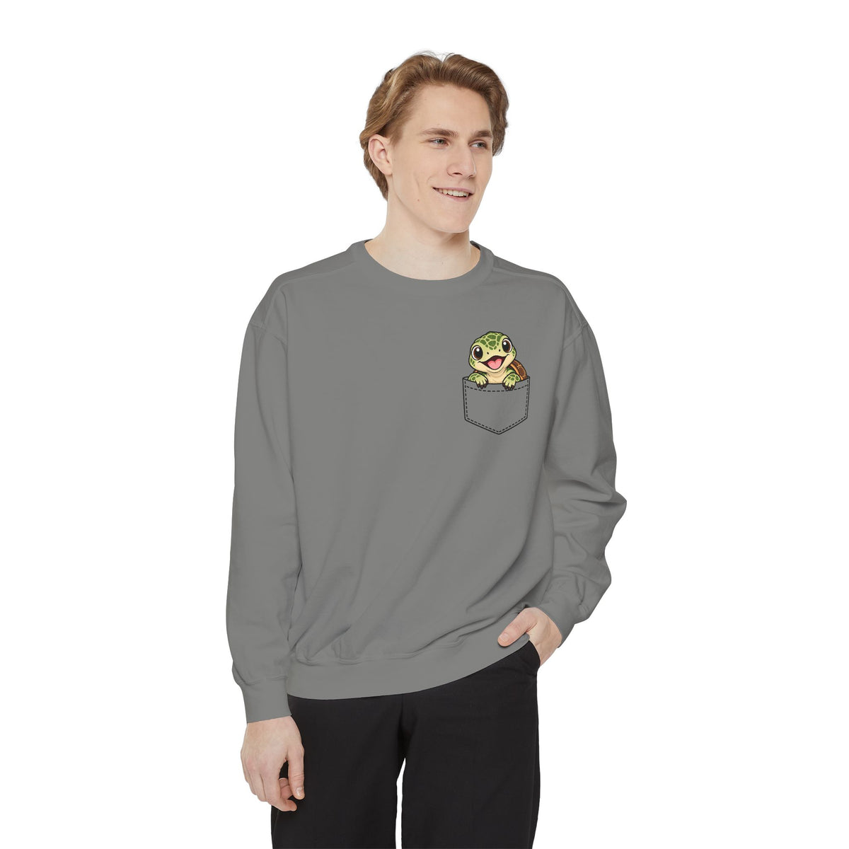 Baby Turtle Pocket Sweatshirt