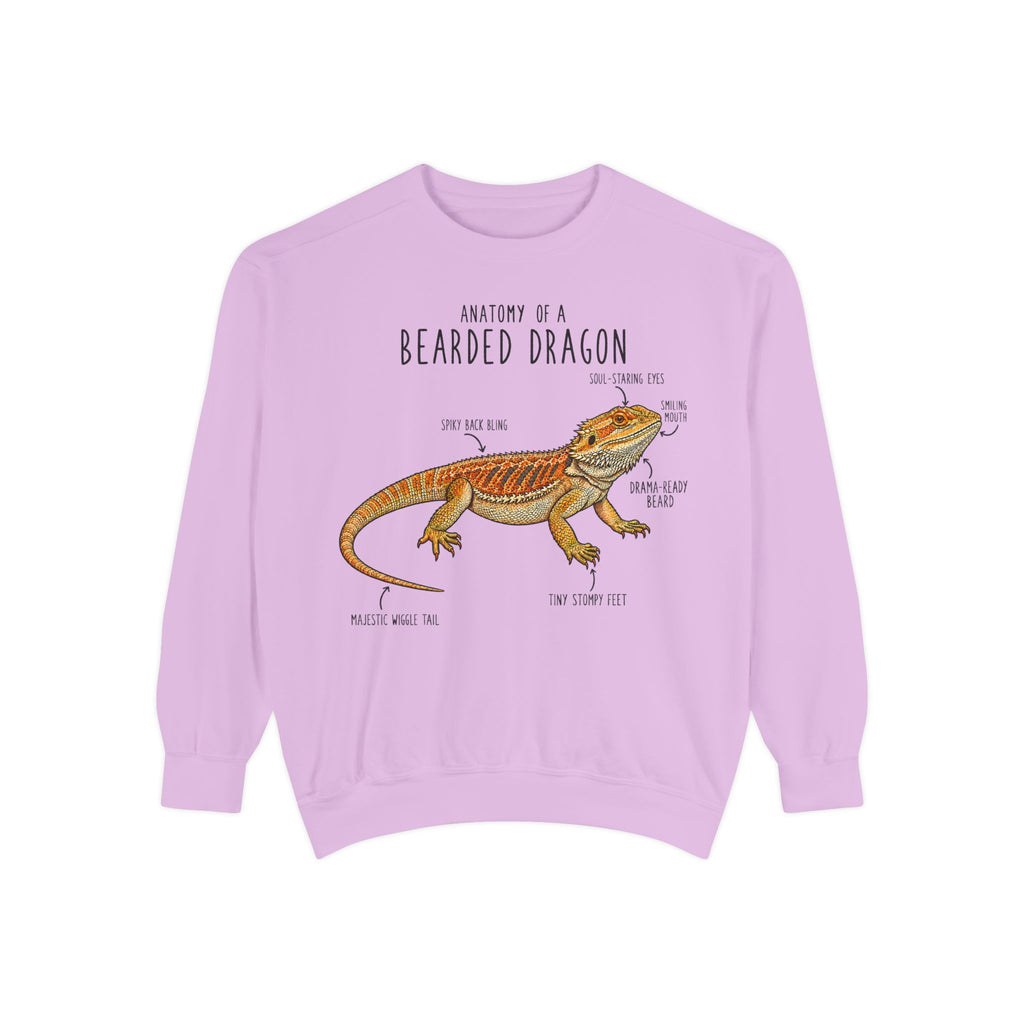 Anatomy of a Bearded Dragon Sweatshirt