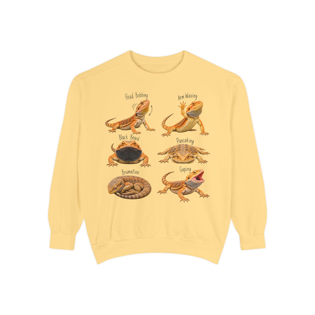 Bearded Dragon Behavior Guide Sweatshirt