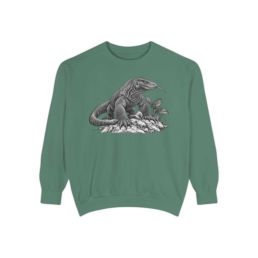 Vintage Komodo Dragon Art Sweatshirt