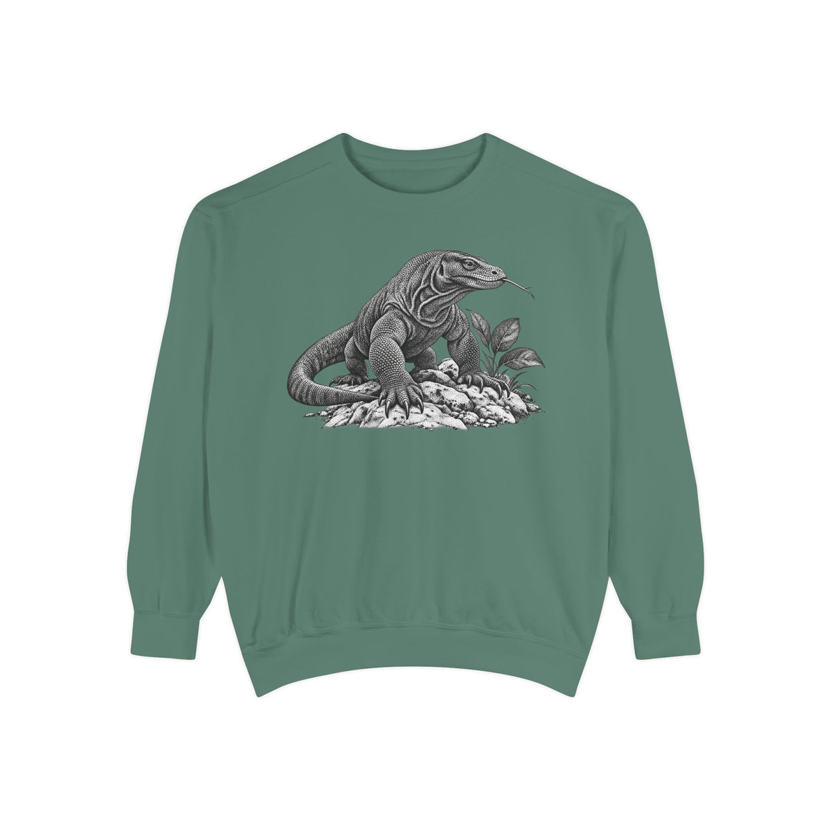 Vintage Komodo Dragon Art Sweatshirt