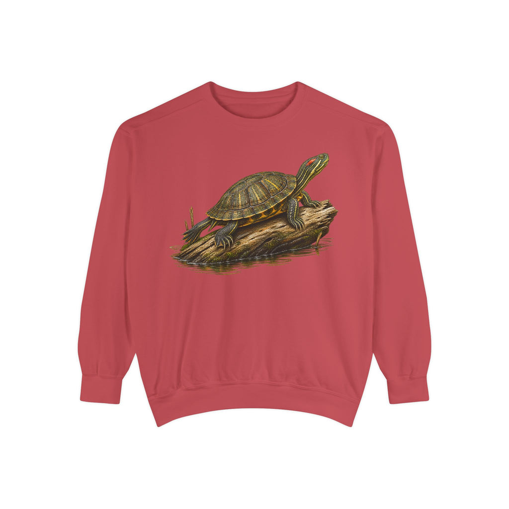 Realism Red Eared Slider Turtle Sweatshirt