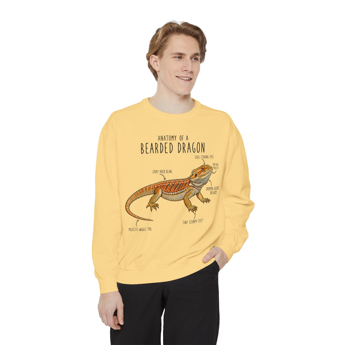 Anatomy of a Bearded Dragon Sweatshirt