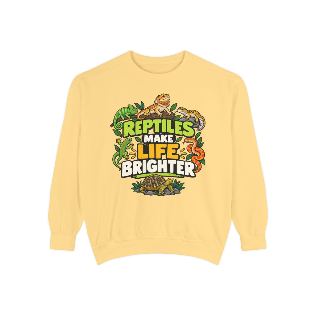 Reptiles Make Life Brighter Sweatshirt